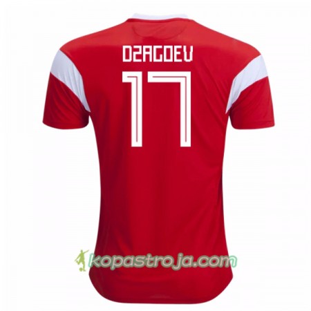 Billiga Fotbollströjor Ryssland Dzagoev 17 WM 2018 Hemma tröja